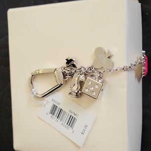 NWT ENM LCKY COACH PURSE CHARM/KEY RING